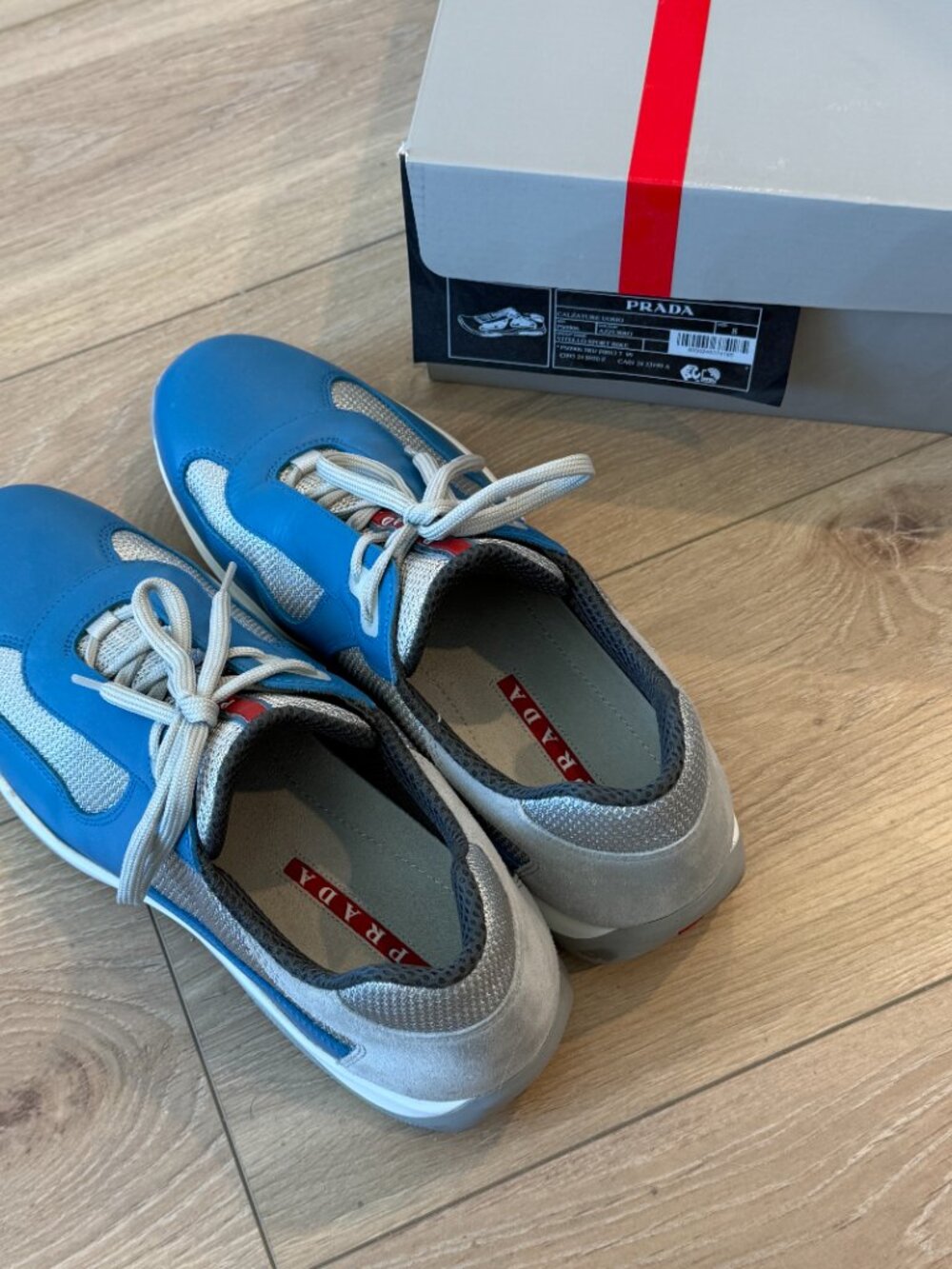 Prada American Cup Sneakers Men's Size 8 - Picture 2 of 6